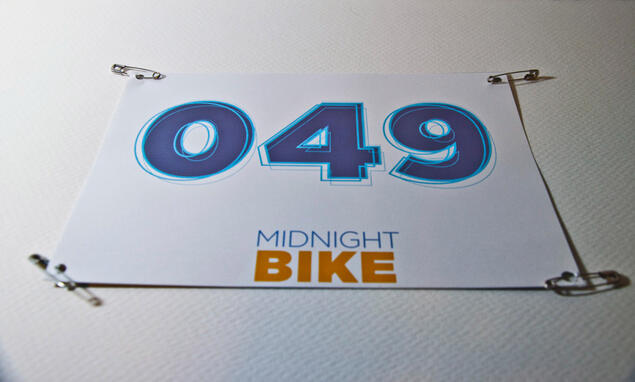 Midnight Bike - shirt number