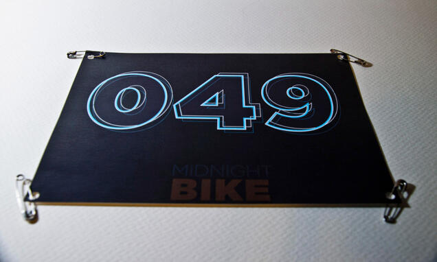 Midnight Bike - shirt number (dark)