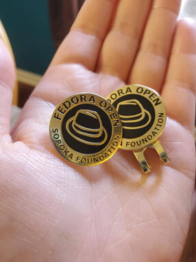 Fedora Open 10th Anniversary Enamel Pins & Ball Markers Fedora Open 10th Anniversary Enamel Pins & Ball Markers
