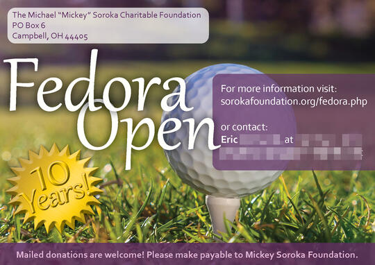 2022 Fedora Open Postcard (back) 2022 Fedora Open Postcard (back)