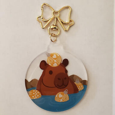 "Capy Holidays" Capybara Ornament "Capy Holidays" Capybara Ornament
