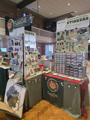 4ft x 4ft overlapped tables for Geek &amp; Grub Holiday Market 2025