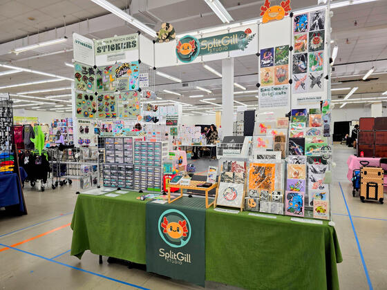 8ft table at Anime Paradaisu Market 2026 8ft table at Anime Paradaisu Market 2026
